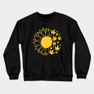 Sunflower weed Crewneck Sweatshirt